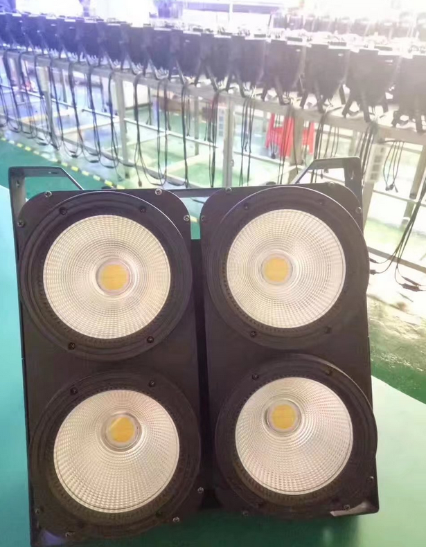 舞臺燈光 LED 四眼觀眾燈COB面光燈適用于哪些場所？效果圖